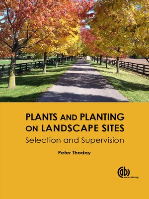 cover image of Plants and Planting on Landscape Sites